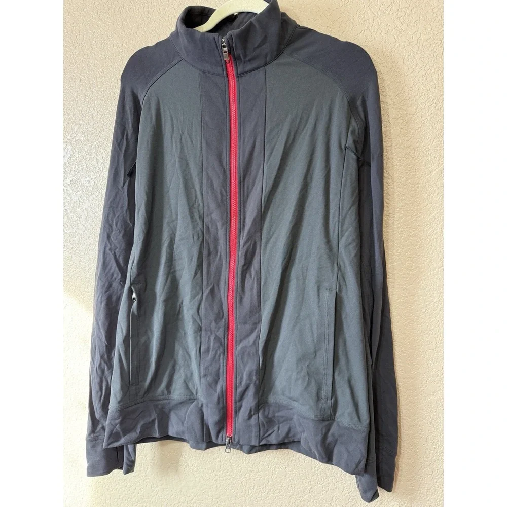 Lululemon Jacket Size XL Gray Full Zip Stretch - Picture 2 of 10